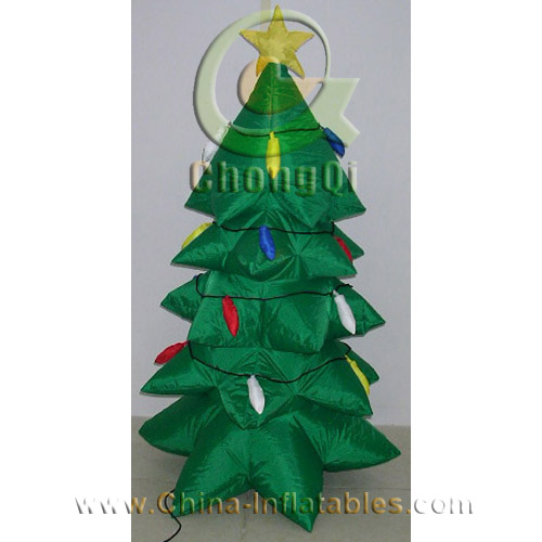 inflatable christmas tree indoor